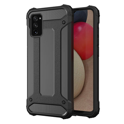 Husa Hybrid Armor Tough Rugged Cover pentru Samsung Galaxy A03s Negru