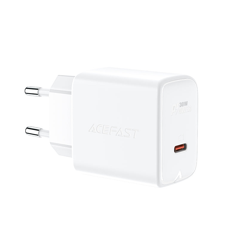 Incarcator Acefast Gan USB Type C 30W, PD, QC 3.0, AFC, FCP Alb (A21 Alb)