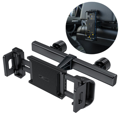 Suport Acefast Car Headrest pentru Phone And Tablet (135-230mm Wide) Negru (D8 Negru)