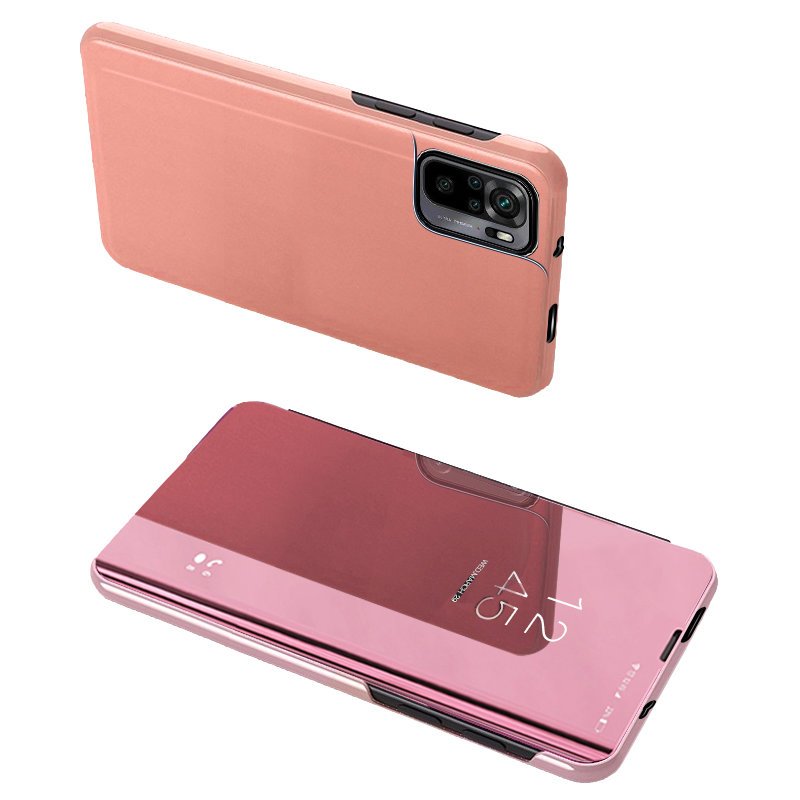 Husa Transparent View Flip Cover pentru Poco M4 Pro 5G