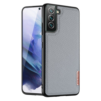 Husa Dux Ducis Fino Is Made Of Nylon Material pentru Samsung Galaxy S22 + (S22 Plus) Albastru