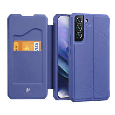 Husa DUX Ducis Skin X Holster Cover pentru Samsung Galaxy S22 + (S22 Plus) Albastru