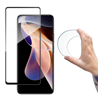 Folie Wozinsky Full Cover Flexi Nano Glass Film sticla cu Frame Xiaomi Redmi Note 11 Pro + / 11 Pro Transparent
