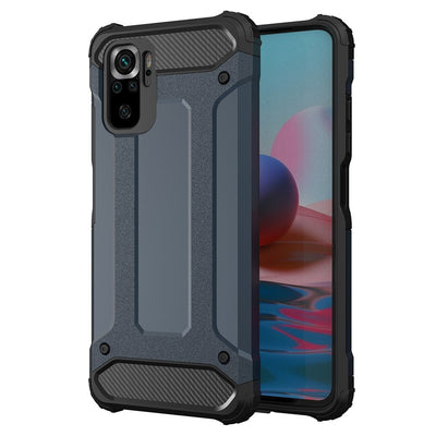 Husa Hybrid Armor pentru Xiaomi Redmi Note 11/Poco M4 Pro 5G - Albastru