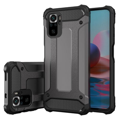 Husa Hybrid Armor Tough Rugged Cover pentru Xiaomi Poco M4 Pro 5G Negru