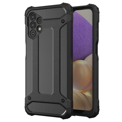 Husa Hybrid Armor Tough Rugged Cover pentru Samsung Galaxy A73 Negru