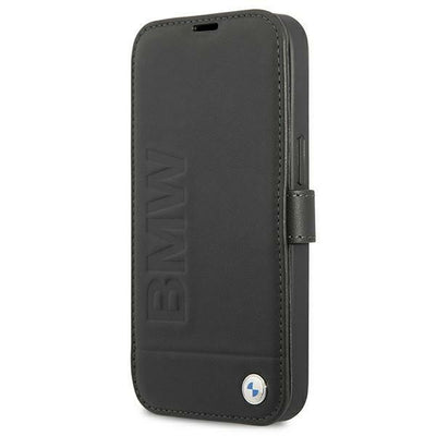 Husa BMW Signature pentru iPhone 13 Mini - Negru