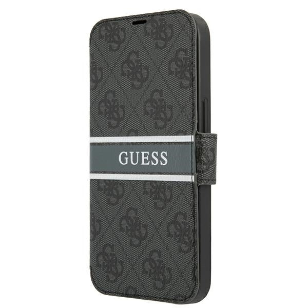 Husa Guess Gubkp13s4gdgr iPhone 13 Mini 5.4" Gri/Gri Book 4G Stripe