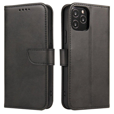 Husa Magnet Elegant Cover cu A Flap And Stand Function Poco M4 Pro 5G Negru