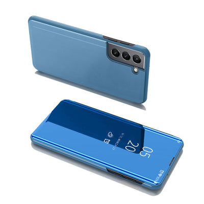 Husa Transparent View Albastru Cover pentru Samsung Galaxy S22 + (S22 Plus)
