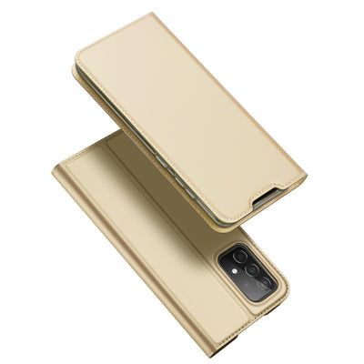 Husa Dux Ducis Skin Pro Holster Cover Flip Cover pentru Samsung Galaxy A73 Auriu