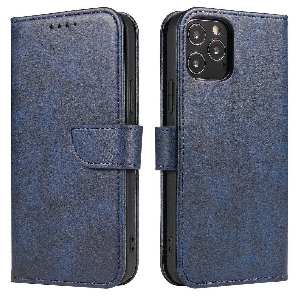 Husa Magnet Elegant Cover cu A Flap And Stand Function pentru Samsung Galaxy A73 Albastru