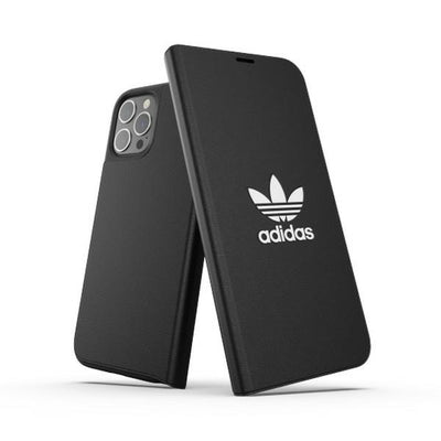 Husa Adidas OR Booklet Basic pentru iPhone 12 Pro Max - Negru And Alb