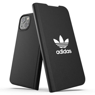 Husa Adidas OR Booklet Basic pentru iPhone 13 - Negru And Alb