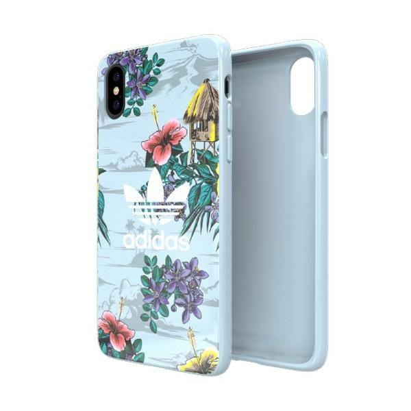Husa Adidas OR Snapcase Floral pentru iPhone X / Xs - Gri
