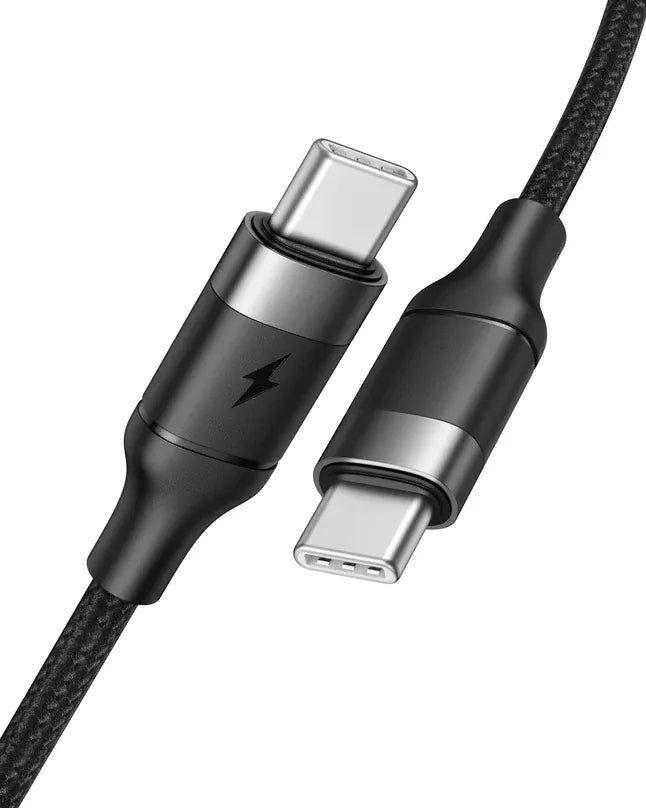 Cablu Veger Typ C To Typ C PD 5A 100W Cc02 1,5 M Negru