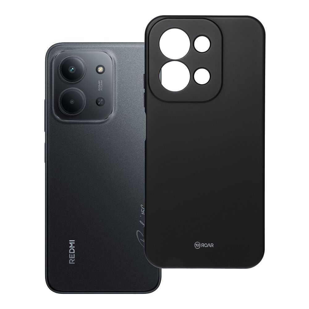 Husa Roar ALL DAY Colorful Jelly pentru Xiaomi Redmi 15C (173,16 X 81,07 X 8,2) Negru