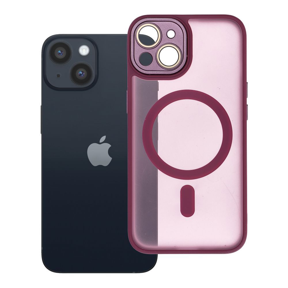 Husa Variete Mag pentru iPhone 14 Compatible cu Magsafe Mov