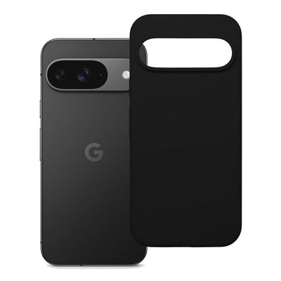 Husa pentru Google Pixel 9 Silicone 2mm (Camera Protection) Negru