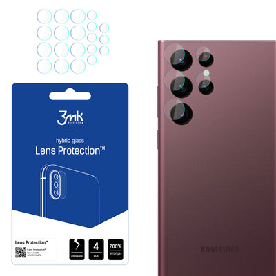 Folie 3mk Lens Protection™ Hybrid Camera pentru Samsung Galaxy S22 Ultra 5G