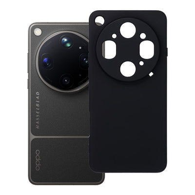 Husa Silicone pentru Oppo Find X9 Ultra Negru