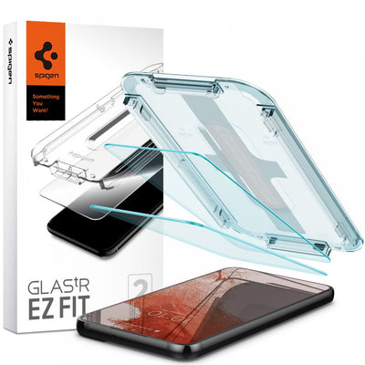 Folie Spigen Glas.tr EZ Fit sticla pentru Samsung Galaxy S22 - 2 Pcs.