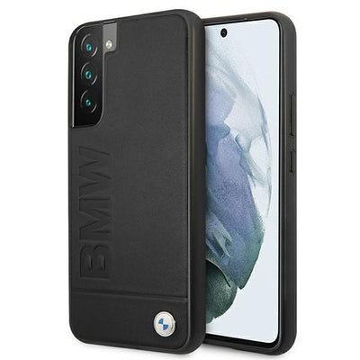 Husa BMW Signature Logo Imprint pentru Samsung Galaxy S22+ - Negru