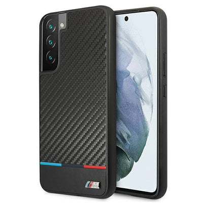 Husa BMW M Collection Triangles pentru Samsung Galaxy S22+ - Negru