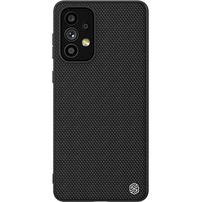 Husa Nillkin Textured Durable Reinforced cu Gel Frame And Nylon Back pentru Samsung Galaxy A73 Negru