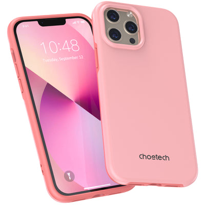 Husa Choetech MFM Anti-drop Made pentru Magsafe pentru iPhone 13 Pro Max Roz
