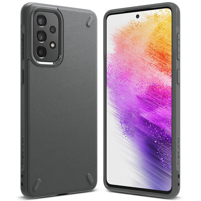 Husa Ringke Onyx Durable TPU Cover pentru Samsung Galaxy A73 Gri