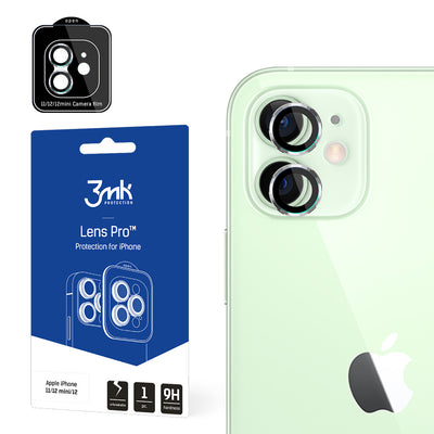 Folie 3MK lentila Protection Pro iPhone 11/12/12 Mini lentila camerei Protection cu Mounting Frame 1 Pc.