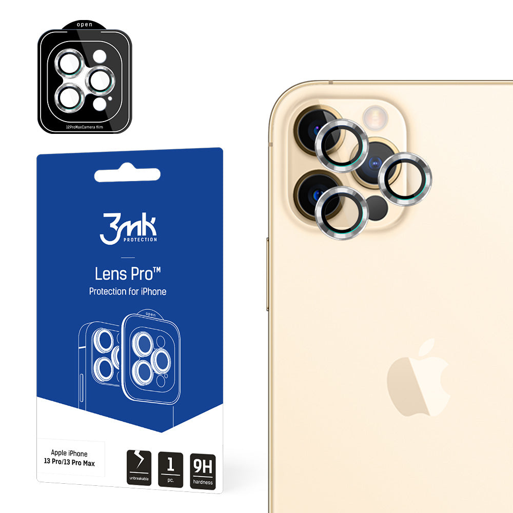 Folie 3MK lentila Protection Pro iPhone 12 Pro Max lentila camerei Protection cu Mounting Frame 1 Pc.