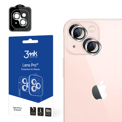 Folie Camera sticla pentru iPhone 13 Mini 9H pentru 3mk lentila Protection Pro Series lentila - Argintiu