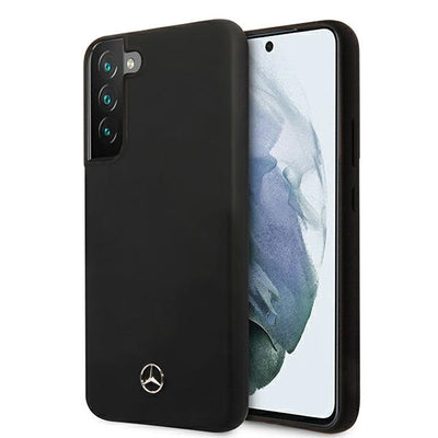 Husa Mercedes Silicone Line pentru Samsung Galaxy S22+ - Negru