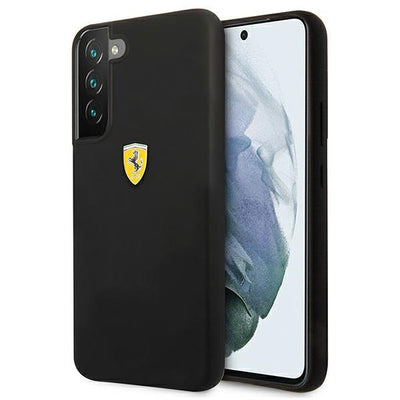 Husa Ferrari Fessihcs22sbk S22 S901 Negru/Negru Hardcase On Track Silicone