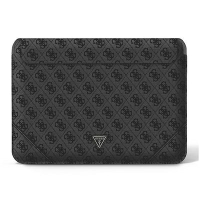 Husa Guess 4G Uptown Triangle Logo pentru 16" Laptop - Negru
