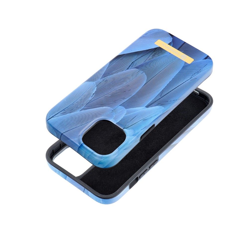 Husa Forcell pentru iPhone 15 Plus F-protect Mirage Compatible cu Magsafe Albastru Bird