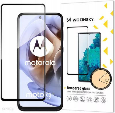 Folie Wozinsky Full Glue Moto G51 Full Screen sticla cu Negru Frame