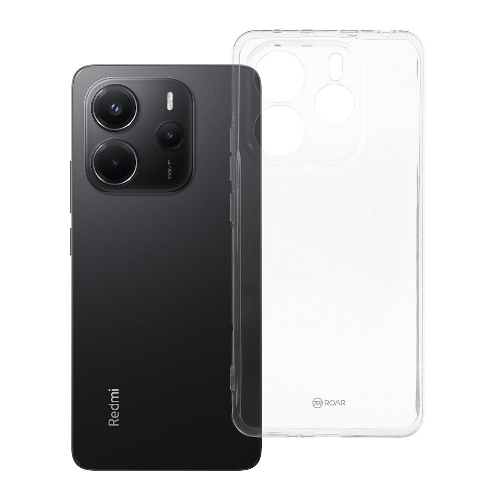 Husa Roar ALL DAY Colorful Jelly pentru Xiaomi Redmi Note 14 5G Transparent