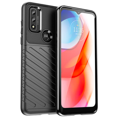 Husa Thunder Flexible Armored pentru Motorola Moto G Play 2022 Negru