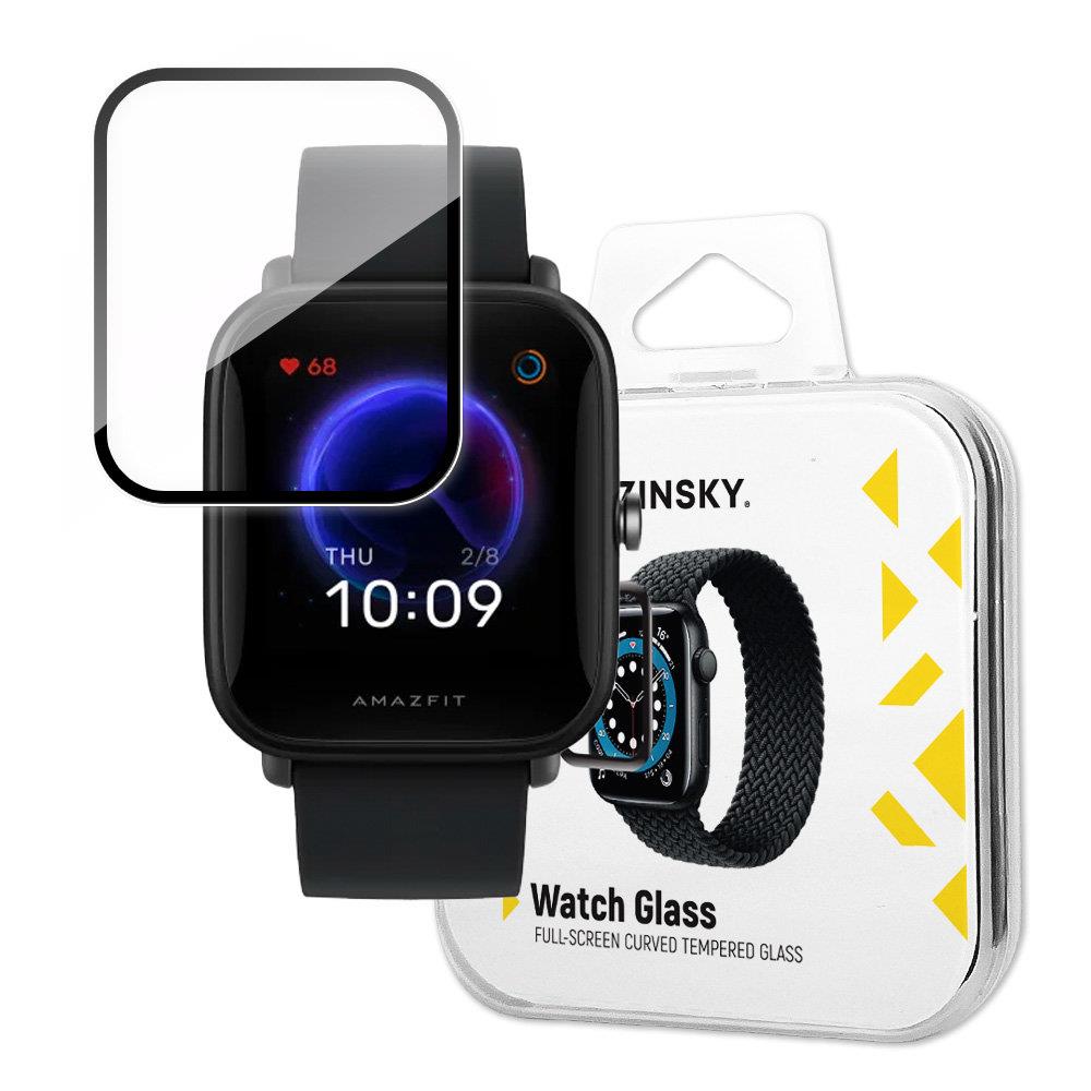 Curea Wozinsky Watch sticla hibrida pentru Xiaomi Amazfit Bip U Negru
