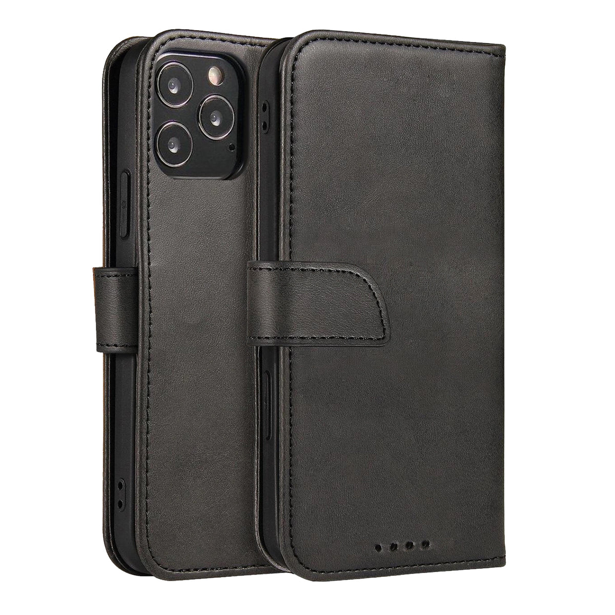 Husa Magnet Elegant Cover cu A Flap And Stand Function pentru Motorola Moto E32 Negru