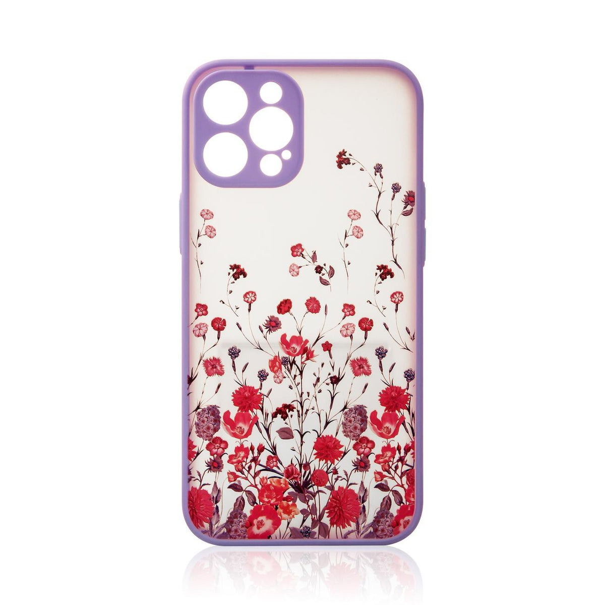 Husa Design pentru iPhone 12 Pro Max Floral Mov
