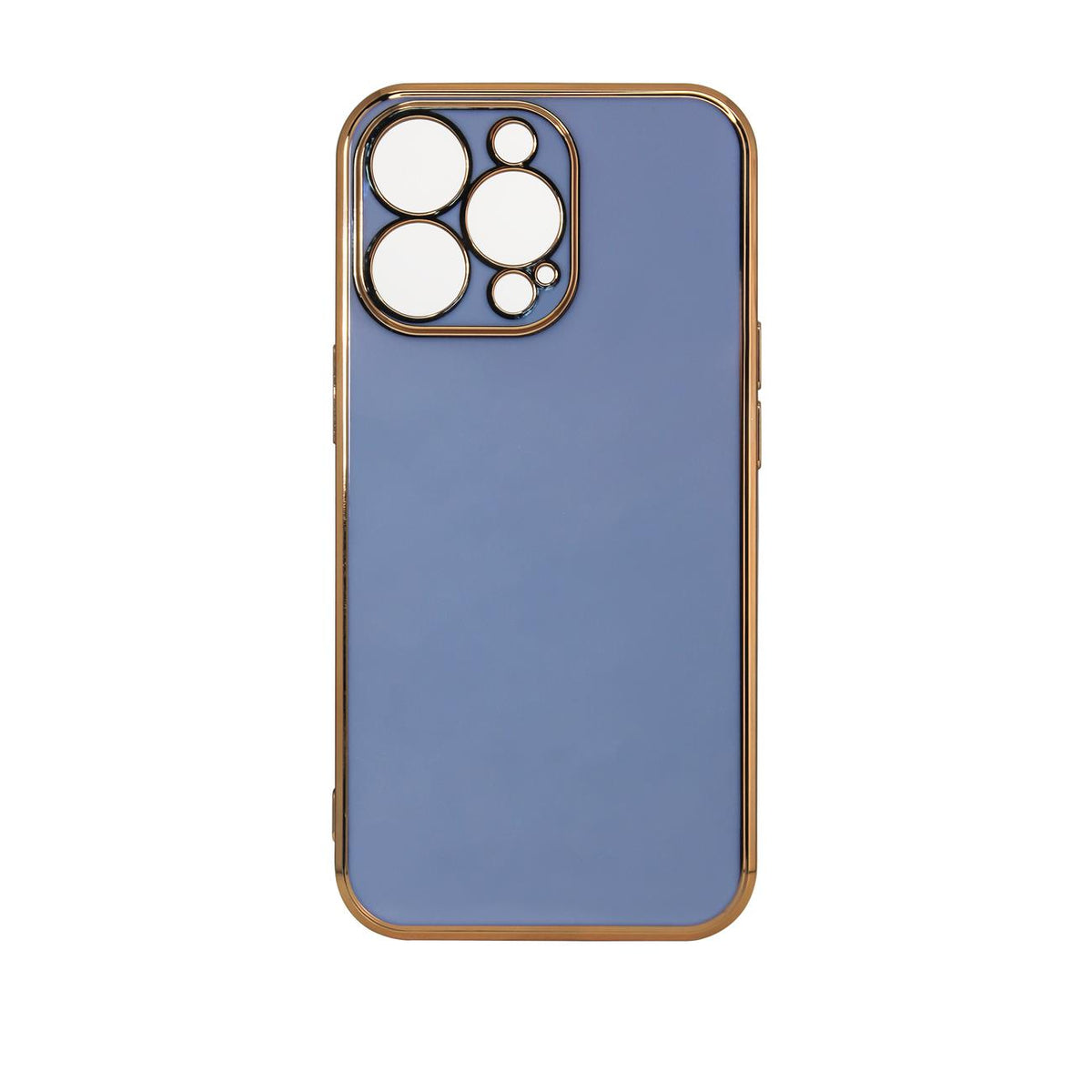 Husa Lighting Color pentru Xiaomi Redmi Note 11 Auriu Frame Gel Cover Albastru