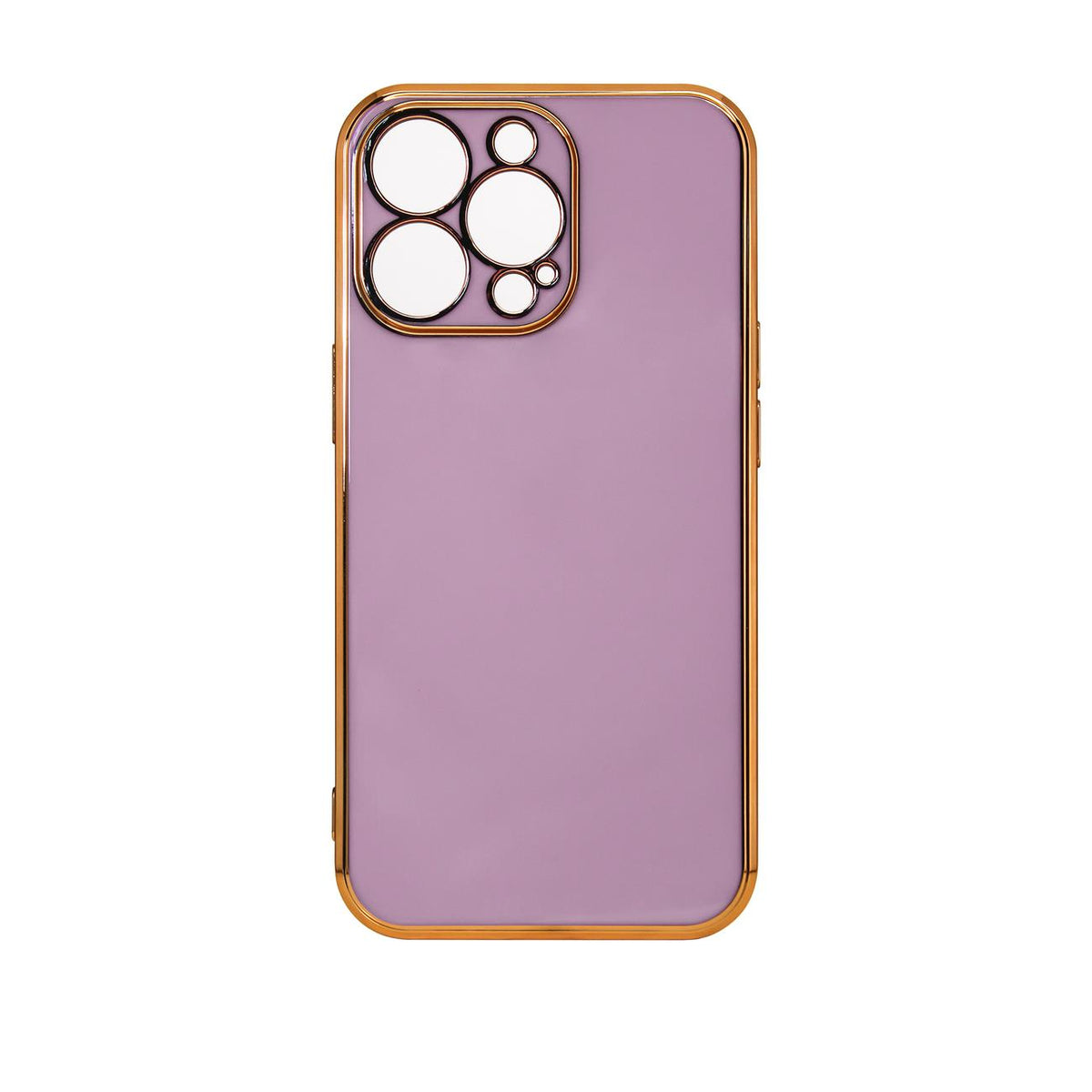 Husa Lighting Color pentru Xiaomi Redmi Note 11 Gel Cover cu Auriu Frame Mov