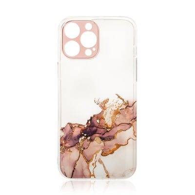 Husa Marble Cover pentru Xiaomi Redmi Note 11 Pro Gel Cover Marble Maro
