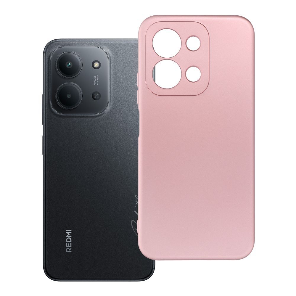 Husa Metallic pentru Xiaomi Redmi 15C (173,16 X 81,07 X 8,2) Roz