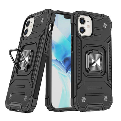 Husa Wozinsky Ring Armor iPhone 14 MAX Negru