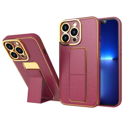 Husa New Kickstand pentru Samsung Galaxy A13 cu Stand Rosu